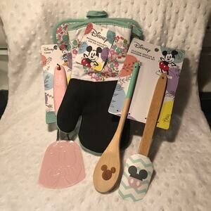 Mickey Springtime Floral Kitchen Tool Combo